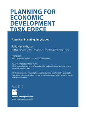 cover image of Planning for Economic Development Task Force